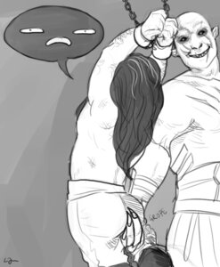 Rating: Explicit Score: 0 Tags: azog_the_defiler bald black_and_white bound butt butt_grab claws clothed clothing cuff_(restraint) dominant dominant_male duo dwarf e621 grope hair hand_on_butt humanoid imminent_rape imminent_sex j._r._r._tolkien larger_male long_hair male male/male middle-earth_(tolkien) monochrome not_furry orc pointy_ears restraints scar shackles size_difference smaller_male submissive submissive_male the_hobbit the_lord_of_the_rings thorin_ii_oakenshield topless unknown_artist uruk-hai User: bunchy7s