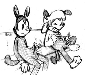 Rating: Explicit Score: 0 Tags: 2006 animaniacs annie-mae anthro clothed clothing duo e621 erection eyes_closed furniture genitals graphite_(artwork) greyscale group_masturbation male mammal masturbation monochrome nude one_eye_closed partially_clothed penile penile_masturbation penis simple_background sofa tail toony traditional_media_(artwork) wakko_warner warner_brothers white_background yakko_warner User: bunchy7s