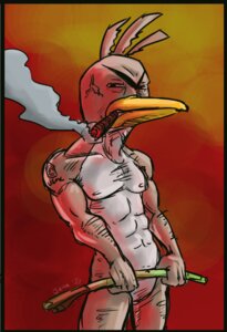 Rating: Safe Score: 0 Tags: anthro anthrofied avian bird cigar e621 farfetch'd food generation_1_pokemon jerkdouglas leek male muscular muscular_anthro muscular_male nintendo onion plant pokemon pokemon_(species) pokemorph smoke smoking solo vegetable User: bunchy7s