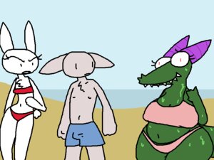 Rating: Questionable Score: 0 Tags: 4:3 anthro anthrofied big_breasts bikini bodily_fluids breasts bulge cleavage clothed clothing crackle_(mlp) domestic_cat dragon e621 erection erection_under_clothing felid feline felis female friendship_is_magic group hasbro horn lagomorph leporid male mammal my_little_pony mythological_creature mythological_scalie mythology rabbit ruby_(rq) ruby_quest scalie slightly_chubby sweat swimwear tail the_weaver tight_clothing tom_(rq) two-piece_swimsuit User: bunchy7s