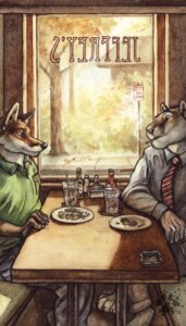 Rating: Safe Score: 0 Tags: 2010 4_toes 5_fingers accessory anthro ashtray barefoot beverage blotch blue_eyes bottle bottomwear brown_body brown_eyes brown_fur bus_stop cafe canid canine cigarette claws clothed clothing collared_shirt container cougar cup day detailed dress_shirt duo e621 eye_contact feet felid feline fingers food footprint forester_universe fox fully_clothed fur furniture glass inside interspecies looking_at_another male mammal morty_dewitt necktie official_art out_of_position pants pawprint plate polo_shirt red_fox restaurant shirt side_view sign sitting smile smoke smoking table toes topwear true_fox watermark whiskers white_body white_fur wiley_farrel window User: bunchy7s