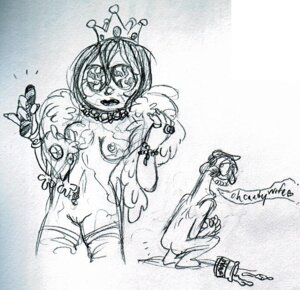 Rating: Explicit Score: 0 Tags: 1boy 1girls 4_fingers breasts candy_girl candy_wife cartoon_network completely_nude cropped_legs crown english_text female jar local-shop looking_at_another looking_back male navel nude nude_female nude_male peppermint_larry pinky_out ring rule34 simple_background sketch small_breasts speech_bubble squatting standing tagme the_marvelous_misadventures_of_flapjack traditional_media_(artwork) uncensored white_background User: bunchy7s