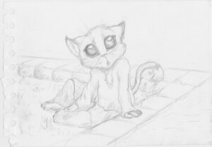 Rating: Safe Score: 0 Tags: anthro big_eyes biped domestic_cat e621 equid equine felid feline felis front_view full-length_portrait graphite_(artwork) horse kampfisken male mammal monochrome portrait simple_background sitting solo tail traditional_media_(artwork) white_background young young_anthro User: bunchy7s