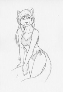 Rating: Safe Score: 0 Tags: 2010 anthro biped black_and_white bra cheek_tuft clothed clothing e621 facial_tuft felid female fur graphite_(artwork) hair hi_res lingerie looking_at_viewer mammal monochrome panties posing_for_picture signature skimpy smile solo tail thetiedtigress traditional_media_(artwork) tuft underwear User: bunchy7s