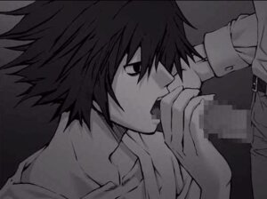 Rating: Explicit Score: 0 Tags: 2boys censored death_note fellatio l_lawliet light_yagami male monochrome multiple_boys multiple_males oral penis rule34 suck yaoi User: bunchy7s