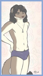 Rating: Explicit Score: 0 Tags: anthro biped blue_border border bulge clothed clothing colin_(moodyferret) conditional_dnp detailed_bulge digital_media_(artwork) e621 genital_outline jewelry looking_at_viewer male mammal moodyferret mustelid musteline necklace penis_outline portrait skimpy solo speedo standing stoat swimwear tail three-quarter_portrait topless true_musteline weasel User: bunchy7s
