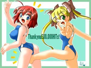 Rating: Explicit Score: 0 Tags: 1girls agaa_(masatu) blonde_hair blue_eyes bow erect_nipples female green_eyes looking_at_viewer madoka_(twinbee) milestone_celebration nipples open_mouth pastel_(twinbee) red_hair rule34 swimsuit twinbee twintails wink User: bunchy7s