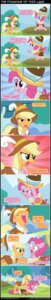 Rating: Safe Score: 0 Tags: absurd_res applejack_(mlp) blonde_hair blue_eyes chancellor_puddinghead_(mlp) clothing comic cosplay costume cutie_mark dirt duo e621 earth_pony english_text equid equine exclamation_point female feral friendship_is_magic fur green_eyes hair hasbro hat headgear headwear hi_res horse laugh long_image mammal mandymax my_little_pony orange_body orange_fur outside parody pink_body pink_fur pink_hair pinkie_pie_(mlp) pony quadruped smart_cookie_(mlp) tail tall_image text unknown_artist User: bunchy7s