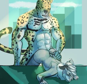 Rating: Explicit Score: 0 Tags: 2013 abs all_fours anal anal_penetration anthro athletic biceps butt doggystyle duo e621 fangs felid from_behind_position fur grin hair interspecies jaguar male male/male male_penetrated male_penetrating male_penetrating_male mammal markings muscular nude pantherine pecs penetration sex sgt.buttcheeks smile spots standing tail tail_grab teeth tongue tongue_out User: bunchy7s