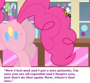 Rating: Safe Score: 0 Tags: 2014 arthropod bee bee_sting blue_eyes bsting butt e621 earth_pony english_text equid equine female feral friendship_is_magic fur hair hasbro horse hymenopteran insect long_hair mammal my_little_pony pink_body pink_fur pink_hair pinkie_pie_(mlp) pony solo text User: bunchy7s Rating: Safe Score: 0 Tags: 2014 arthropod bee bee_sting blue_eyes bsting butt e621 earth_pony english_text equid equine female feral friendship_is_magic fur hair hasbro horse hymenopteran insect long_hair mammal my_little_pony pink_body pink_fur pink_hair pinkie_pie_(mlp) pony solo text User: bunchy7s