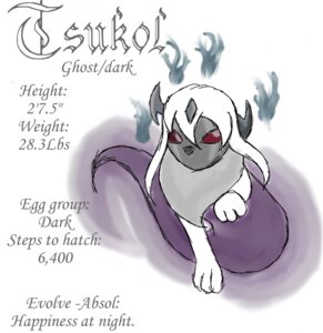 Rating: Safe Score: 0 Tags: absol absolkilocharlie ambiguous_gender digital_media_(artwork) e621 english_text feral generation_3_pokemon hi_res nekomatta13 nintendo pokemon pokemon_(species) red_eyes solo spirit text tsukol User: bunchy7s