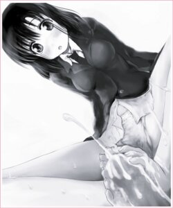 Rating: Explicit Score: 0 Tags: barefoot blush bottomless censored cum ejaculation feet female footjob gaku_(pixiv) long_hair male monochrome necktie panties penis rule34 saki touyoko_momoko underwear User: bunchy7s