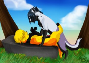 Rating: Explicit Score: 0 Tags: blush bodily_fluids canid canine cloud cum detailed_background duo e621 erection feral feral_on_feral feralized forest fox genital_fluids genitals grass hebi interspecies male male/male mammal naruto nature outside penis plant sasuke_uchiha sasunaru side_view sky tail tree wood User: bunchy7s