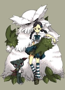 Rating: Safe Score: 0 Tags: 3_toes 4_fingers abomasnow aliasing black_body black_eyes black_fur black_hair candice's_abomasnow candice's_weavile candice_(pokemon) claws clothed clothing clothing_around_waist digital_media_(artwork) e621 feet female female_(lore) fingers footwear fully_clothed fur generation_2_pokemon generation_4_pokemon green_body grey_background group gym_leader hair human leg_warmers legwear long_hair looking_at_viewer mammal neck_bow nintendo pigtails pokemon pokemon_(species) purple_eyes rolled_up_sleeves shirt shoes simple_background size_difference sneasel standing sweater tan_body tan_skin toes topwear white_body yamipika User: bunchy7s