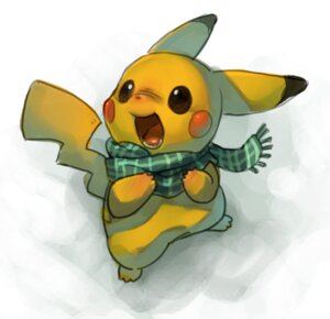 Rating: Safe Score: 0 Tags: ambiguous_gender black_eyes e621 facial_markings feral fur generation_1_pokemon head_markings looking_up low_res mammal markings nintendo open_mouth ovopack pikachu pokemon pokemon_(species) rodent scarf simple_background solo tail yellow_body yellow_fur User: bunchy7s