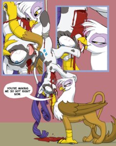Rating: Explicit Score: 0 Tags: absurd_res alternate_species avian beak blood bloodshot_eyes bodily_fluids bovid bovine brain cattle dairy_cattle death decapitation duo e621 english_text fan_character feathered_wings feathers female female/female friendship_is_magic gilda_(mlp) gore gore_focus grotesque_death gryphon hasbro hi_res holstein_friesian_cattle hybrid kissing mammal mechacockzilla my_little_pony mythological_avian mythological_creature mythology necrophilia organs raricow_(mlp) rarity_(mlp) slit_throat tail teats text wings User: bunchy7s
