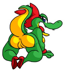 Rating: Explicit Score: 0 Tags: 2008 accessory alligator alligatorid anthro anus blue_eyes bow_(feature) bow_accessory bow_ribbon breasts centered_hair_bow cro_funky crocodilian e621 female genitals hair_accessory hair_bow hair_ribbon looking_back low_res mostly_nude non-mammal_breasts praiz reptile ribbons scalie side_boob solo the_first_funky_fighter vulva User: bunchy7s