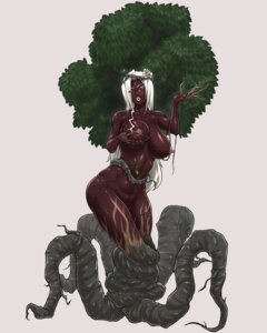 Rating: Explicit Score: 0 Tags: 4:5 big_breasts breasts dark_body dark_skin dryad e621 elemental_creature female flora_fauna fondling genitals hair hand_on_breast hi_res holding_breast humanoid kaiki_hito_ningen lipstick makeup monster_girl_(genre) nipples not_furry plant purple_eyes self_fondle solo tree vulva white_hair User: bunchy7s