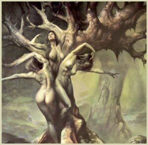 Rating: Explicit Score: 0 Tags: 3girls areolae ass boris_vallejo breasts dryad female female_only greek_mythology inanimate multiple_females multiple_girls mythology nipples nude nude_female rule34 tree User: bunchy7s