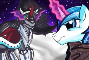 Rating: Safe Score: 0 Tags: 2014 aurora-chiaro blue_eyes blue_hair clothing duo e621 equid equine eye_mist feral friendship_is_magic glowing hair hasbro horn king_sombra_(mlp) magic male mammal my_little_pony mythological_creature mythological_equine mythology night outside red_eyes robe scarf sky snow snowing sparkles unicorn User: bunchy7s