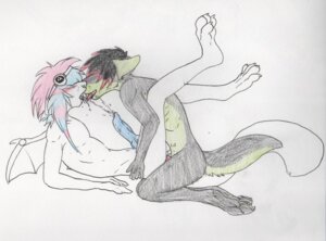 Rating: Explicit Score: 0 Tags: alternative_fashion anal anthro anthro_on_anthro basillicus bat bat_wings black_hair blue_penis blush bodily_fluids canid canine chalky_(basillicus) coontail_hair countershade_face countershade_tail countershade_torso countershading crayon_(artwork) cum cum_in_mouth cum_in_own_mouth cum_in_self cum_inside cum_on_face cum_on_own_face cum_on_self cum_while_penetrated dj_souldwolf duo e621 ejaculation erection eyewear featureless_chest genital_fluids genitals goggles green_body green_countershading hair hair_over_eyes hands-free highlights_(coloring) hybrid kissing kneeling male male/male male_penetrated male_penetrating male_penetrating_male mammal membrane_(anatomy) membranous_wings mixed_media nude pen_(artwork) penetration penis red_highlights scene_(fashion) scene_haircut sex side_view simple_background tail traditional_media_(artwork) white_background white_body white_membrane wings zan User: bunchy7s