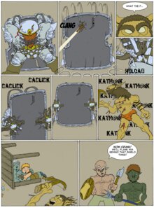 Rating: Questionable Score: 0 Tags: armor beard blood bodily_fluids clothed clothing comic dialogue dwarf e621 english_text facial_hair goblins hair headgear helmet hi_res humanoid killing male ogre orc partially_clothed ranged_weapon shield slightly_chubby text thunt weapon young User: bunchy7s Rating: Questionable Score: 0 Tags: armor beard blood bodily_fluids clothed clothing comic dialogue dwarf e621 english_text facial_hair goblins hair headgear helmet hi_res humanoid killing male ogre orc partially_clothed ranged_weapon shield slightly_chubby text thunt weapon young User: bunchy7s