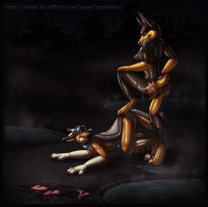Rating: Explicit Score: 0 Tags: 2010 animal_genitalia animal_penis animate_inanimate anthro anus black_nipples black_vulva blue_eyes breasts canid canine canine_genitalia canine_penis canis collar digital_media_(artwork) dobermann domestic_dog dominant dominant_female duo e621 erection eye_contact eyewear female genitals goggles inflatable living_inflatable looking_at_another male male/female mammal nipples nozzle penis pinscher pointy_ears prick_ears submissive submissive_male tail vulva zambuka zambuka_(character) User: bunchy7s
