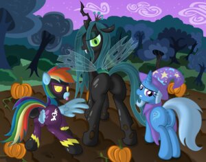 Rating: Explicit Score: 0 Tags: 2012 absurd_res anus arthropod blue_body blue_feathers blue_fur butt changeling_(mlp) clothing cloud cutie_mark e621 equid equine feathered_wings feathers female feral food friendship_is_magic fruit fur genitals green_eyes green_hair group hair hasbro hat headgear headwear hi_res horn looking_at_viewer looking_back mammal multicolored_hair multicolored_tail my_little_pony mythological_creature mythological_equine mythology night outside pegasus plant presenting presenting_hindquarters pumpkin purple_eyes queen_chrysalis_(mlp) rainbow_dash_(mlp) rainbow_hair rainbow_tail shadowbolts_(mlp) sky tail tongue tongue_out trixie_(mlp) two_tone_hair unicorn vulva wings wizard_hat ziemniax User: bunchy7s