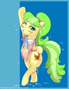 Rating: Questionable Score: 0 Tags: 2013 accessory blush clothing cutie_mark e621 earth_pony equid equine female freckles friendship_is_magic green_eyes green_hair grin hair hair_accessory hair_tie hand_on_hip hasbro horse leaning_on_wall mammal mewpan ms._peachbottom_(mlp) my_little_pony one_eye_closed pony ponytail shirt smile solo suggestive tail topwear translucent wet wink yellow_body User: bunchy7s Rating: Questionable Score: 0 Tags: 2013 accessory blush clothing cutie_mark e621 earth_pony equid equine female freckles friendship_is_magic green_eyes green_hair grin hair hair_accessory hair_tie hand_on_hip hasbro horse leaning_on_wall mammal mewpan ms._peachbottom_(mlp) my_little_pony one_eye_closed pony ponytail shirt smile solo suggestive tail topwear translucent wet wink yellow_body User: bunchy7s