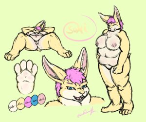 Rating: Explicit Score: 0 Tags: anthro breasts e621 female forceswerwolf genitals lagomorph leporid mammal model_sheet nipples nude overweight overweight_anthro overweight_female paws rabbit solo sumi_tsunami vulva User: bunchy7s