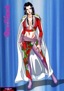 Rating: Questionable Score: 0 Tags: 1girls black_hair blue_eyes boa_hancock cleavage coat earrings ero_shocker female female_only happy jewelry legwear midriff one_piece pantyhose rule34 smiling solo standing straight_hair User: bunchy7s