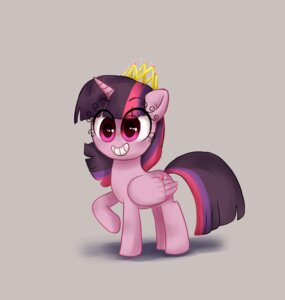 Rating: Safe Score: 0 Tags: 2013 cosmicponye crown cutie_mark e621 equid equine feathered_wings feathers female feral friendship_is_magic fur grey_background hair happy hasbro headgear horn mammal multicolored_hair my_little_pony mythological_creature mythological_equine mythology purple_body purple_eyes purple_feathers purple_fur purple_hair simple_background smile solo standing twilight_sparkle_(mlp) two_tone_hair winged_unicorn wings User: bunchy7s