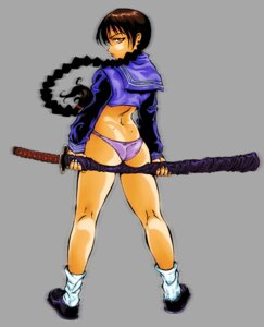 Rating: Questionable Score: 0 Tags: 1girls ass black_hair blood+ blood_the_last_vampire braid female katana lipstick long_hair looking_at_viewer looking_back loose_socks otonashi_saya panties ponytail rule34 shirt shoes short_hair socks solo solo_female sword tazz tied_hair underwear vampire weapon white_socks User: bunchy7s