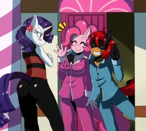 Rating: Questionable Score: 0 Tags: 2012 anime_style anthro anthrofied black_bottomwear black_clothing blue_bottomwear blue_clothing blue_topwear bottomwear clothed clothed_female clothed_male clothing cross-popping_vein digital_media_(artwork) e621 earth_pony equid equine female friendship_is_magic group hair hasbro horn horse kingofkof male mammal my_little_pony mythological_creature mythological_equine mythology pattern_clothing pattern_topwear pink_body pink_hair pinkie_pie_(mlp) pony purple_hair rarity_(mlp) red_hair sssonic2 striped_clothing striped_topwear stripes sweetie-swirl_(character) swirl tail topwear trio unicorn white_body User: bunchy7s
