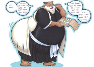 Rating: Safe Score: 0 Tags: 2013 anthro big_butt bleach_(series) brown_body brown_fur butt candy canid canine canis clothing dessert e621 english_text food fur growth huge_butt hyper hyper_butt looking_at_viewer male mammal marker_(artwork) muscular muscular_anthro muscular_male open_mouth overweight overweight_anthro overweight_male pecs pose prisonsuit-rabbitman sajin_komamura sequence shinigami_uniform smile solo text traditional_media_(artwork) wolf yellow_eyes User: bunchy7s