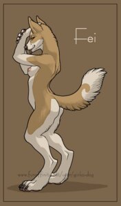 Rating: Questionable Score: 0 Tags: 2010 anthro biped border breasts brown_background brown_border canid canine canis claws digitigrade domestic_dog e621 feet female fur ginko_dog holding_arm looking_aside mammal nipples nude red_eyes side_boob side_view simple_background solo tail tan_body tan_fur tongue tongue_out white_body white_fur User: bunchy7s