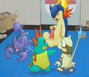 Rating: Explicit Score: 0 Tags: argon_vile croconaw gligar male nintendo pokemon pokemon_(species) rule34 smeargle straight_hair typhlosion User: bunchy7s