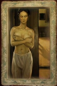 Rating: Explicit Score: 0 Tags: 1girls breasts cd_projekt_red covering_breasts eyes_closed female medieval official_art romance_card_(the_witcher) rozalind_pankiera rule34 tagme the_witcher the_witcher_(series) the_witcher_1 topless User: bunchy7s