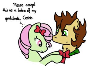Rating: Safe Score: 0 Tags: 2012 duo e621 english_text equid equine female feral florina_(mlp) friendship_is_magic hair hasbro horse low_res mammal my_little_pony pony smile text unknown_artist User: bunchy7s