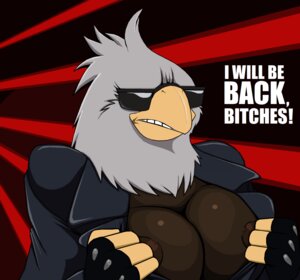 Rating: Questionable Score: 0 Tags: accipitrid accipitriform android anthro areola avian bald_eagle beak bird breasts clothed clothing cybernetics cyborg dialogue droll3 e621 eagle english_text eyewear female fingerless_gloves gloves half-length_portrait handwear head_tuft i'll_be_back_(meme) jacket janine_(droll3) leather leather_clothing leather_jacket leather_topwear machine meme non-mammal_breasts open_clothing open_shirt open_topwear portrait profanity robot sea_eagle shirt solo sunglasses t-800_series_(terminator) teeth terminator_(franchise) terminators_(terminator) text the_terminator_(terminator) toothed_beak topwear tuft united_states_of_america white_head User: bunchy7s