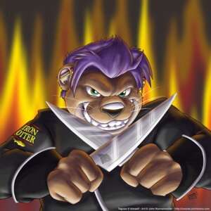 Rating: Safe Score: 0 Tags: 1:1 4_fingers anthro brown_body brown_fur clothed clothing cooner dual_wielding e621 ear_piercing fingers fire front_view fur green_eyes hair half-length_portrait holding_object holding_weapon jacket knife looking_at_viewer male mammal mustelid otter piercing portrait purple_hair short_hair smile solo teeth toony topwear weapon whiskers User: bunchy7s Rating: Safe Score: 0 Tags: 1:1 4_fingers anthro brown_body brown_fur clothed clothing cooner dual_wielding e621 ear_piercing fingers fire front_view fur green_eyes hair half-length_portrait holding_object holding_weapon jacket knife looking_at_viewer male mammal mustelid otter piercing portrait purple_hair short_hair smile solo teeth toony topwear weapon whiskers User: bunchy7s