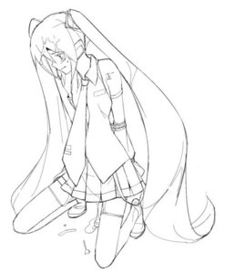 Rating: Explicit Score: 0 Tags: 1girl arms_behind_back bdsm bondage bound closed_eyes cum cum_on_hair detached_sleeves facial female greyscale kneeling lineart long_hair monochrome necktie rope rule34 skirt solo thighhighs tied_hair twintails very_long_hair vocaloid_2 User: bunchy7s