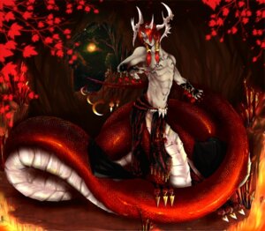 Rating: Safe Score: 0 Tags: antlers apode bottomwear clothing crystal draconcopode e621 hair horn lamia leaf legless loincloth male moon red_body red_hair red_scales reptile sayael scales scalie serpentine snake solo spikes split_form User: bunchy7s