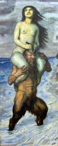 Rating: Questionable Score: 0 Tags: 1918 20th_century ancient_art aquatic breasts brown_body brown_fur carrying_another creepy duo e621 faun_und_nixe_(painting) female formal_art franz_von_stuck fur green_eyes grey_sky hi_res holding_horn horn humanoid male male/female merfolk mythology nipples oil_painting_(artwork) on_shoulders outside painting_(artwork) satyr sea sky split_form traditional_media_(artwork) traditional_painting_(artwork) water what what_has_science_done User: bunchy7s