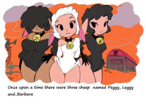 Rating: Safe Score: 0 Tags: :3 anthro barbara_blacksheep barn bell bovid breasts caprine chochi cowbell digital_media_(artwork) domestic_sheep droopy_(series) e621 english_text female fence fur group leggy_lamb looking_at_viewer mammal metro-goldwyn-mayer outside peggy_lamb sheep sheep_wrecked story text wool_(fur) User: bunchy7s