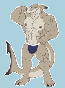 Rating: Questionable Score: 0 Tags: abs anthro aquatic arody biceps big_muscles biped blacktip_reef_shark bulge carcharhinus claws clothed clothing danny_(markshark) e621 fangs fin fish flexing grey_body grey_skin grin huge_muscles jockstrap looking_at_viewer male muscular muscular_anthro muscular_male nipple_piercing nipples non-mammal_nipples orange_eyes paws pecs piercing pose reef_shark requiem_shark shark smile solo standing tail tattoo teeth toe_claws topless underwear User: bunchy7s