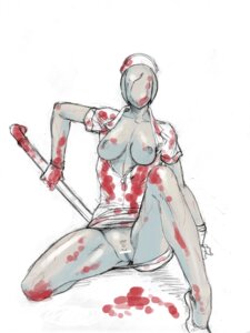 Rating: Explicit Score: 0 Tags: 2d 2d_(artwork) blood bubble_head_nurse censored creepy erect_nipples female grey_skin miniskirt nightmare_waifu nipples nurse nurse_(silent_hill) nurse_cap nurse_uniform open_clothes open_shirt pipe pussy rule34 shirt silent_hill silent_hill_2 skirt solo uniform weapon yamamayuga User: bunchy7s
