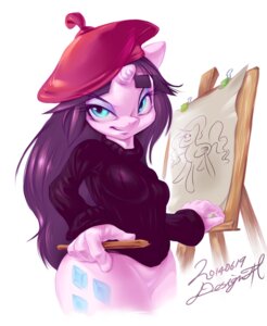 Rating: Safe Score: 0 Tags: 2014 anthro anthrofied beatnik beret blue_eyes breasts canvas clothing cutie_mark designjh e621 equid equine eyeshadow female friendship_is_magic hasbro hat headgear headwear hi_res horn makeup mammal my_little_pony mythological_creature mythological_equine mythology pencil_(object) purple_eyeshadow rarity_(mlp) solo sweater topwear unicorn winged_unicorn wings User: bunchy7s