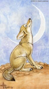Rating: Safe Score: 0 Tags: 2003 ambiguous_gender black_nose canid canine canis claws coyote crescent_moon desert detailed_background dipstick_tail e621 feral fur hkluterman kyoht_luterman looking_up mammal markings moon multicolored_tail night nude outside paws side_view smile solo tail tail_markings tan_body tan_fur whiskers User: bunchy7s Rating: Safe Score: 0 Tags: 2003 ambiguous_gender black_nose canid canine canis claws coyote crescent_moon desert detailed_background dipstick_tail e621 feral fur hkluterman kyoht_luterman looking_up mammal markings moon multicolored_tail night nude outside paws side_view smile solo tail tail_markings tan_body tan_fur whiskers User: bunchy7s
