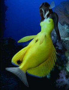 Rating: Questionable Score: 0 Tags: aquatic breasts e621 female fin fish moorish_idol nipples non-mammal_breasts non-mammal_nipples photo_manipulation photomorph sea silverfish_(artist) solo third-party_edit water User: bunchy7s